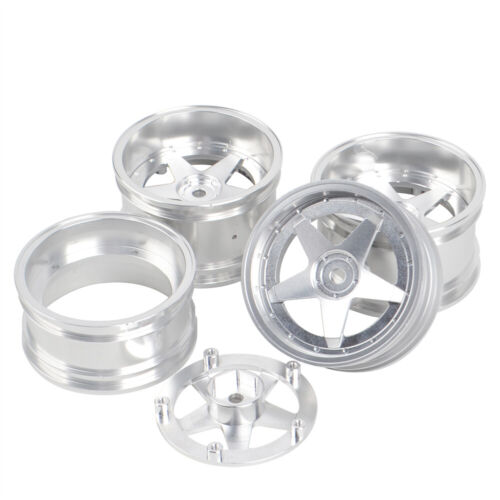 Juego de llantas de aluminio de 5 radios para piezas Tamiya TA02 Porsche Turbo 934 TA02SW - Imagen 3 de 5