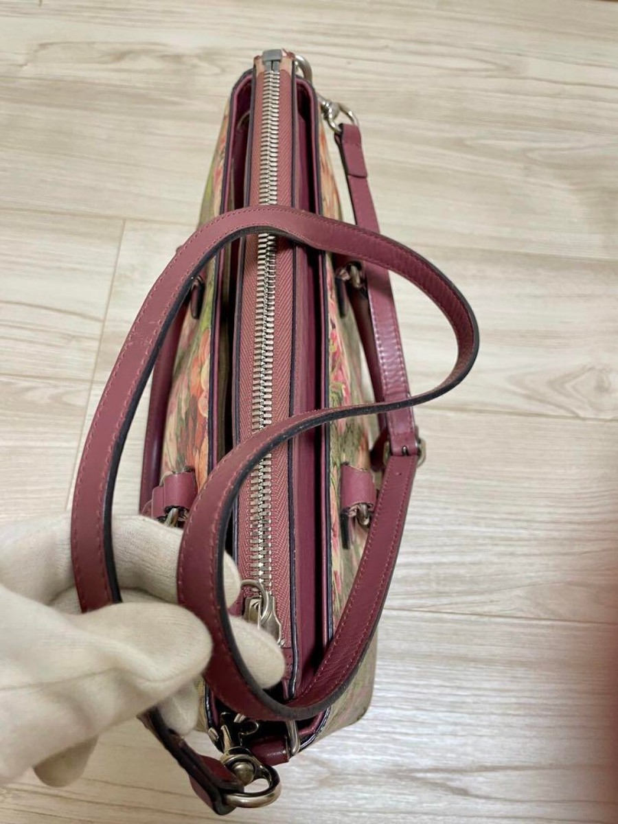 Rare Gucci 2-Way Shoulder Tote Bag 453177 in Rose Pink GG