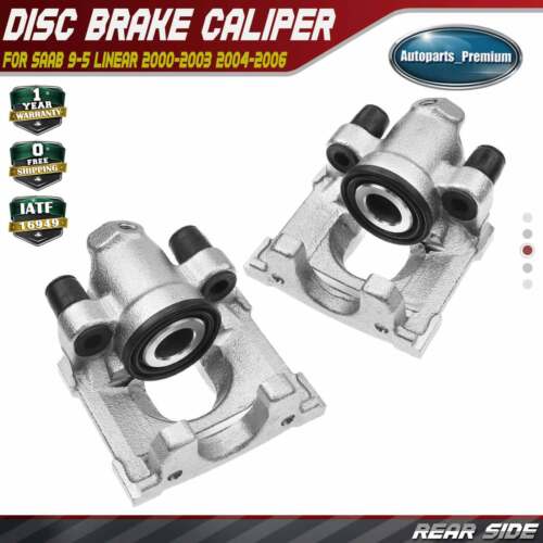 Disc Brake Caliper for Saab 9-5 2000 2001 2002-2006 L4 2.3L Rear Left and Right - Picture 1 of 8