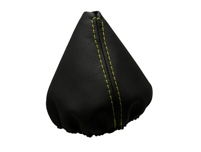 Yellow Thread Genuine Leather Gear Shift Boot Shift Cover For BMW 3 Series (1990-2007) E36-E46