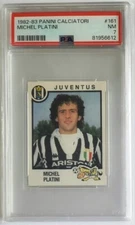 1982-83 Panini Calciatori Michel Platini #161 PSA 7