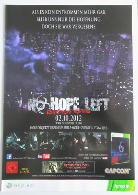 Resident Evil 6 - Game Art Official XBox360 Print Ad Promo Advertisement Poster