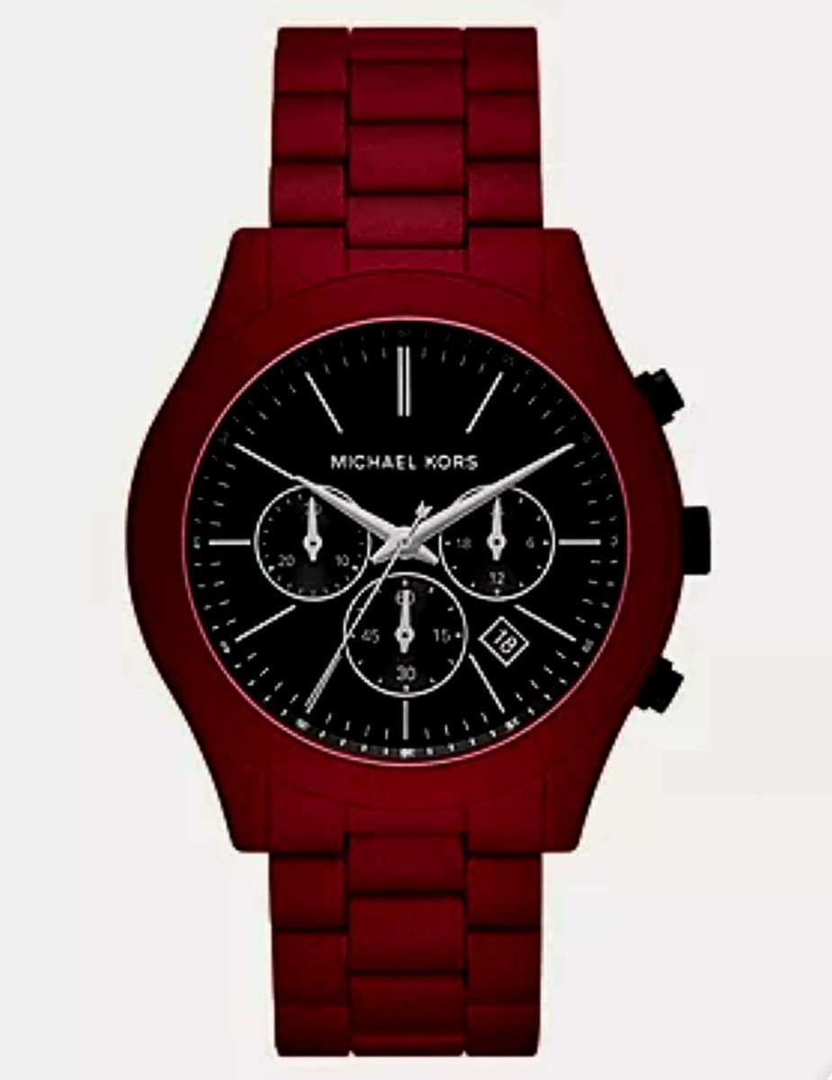 Michael Kors Oversized Slim Runway Men's Watch, Stainless Steel