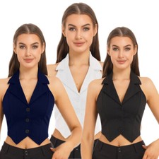 DE Damen Sexy Weste Halter