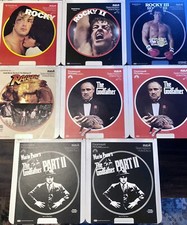 Vintage RCA Selectavision Classic Movie Titles Lot of 6 Films CED 8 Video Discs