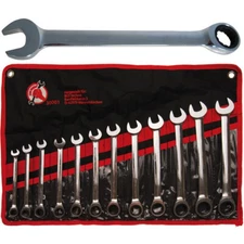 set 12 pcs, comb keys  crich.8-19 mm - code bgs30001 KRAFTMANN workshop