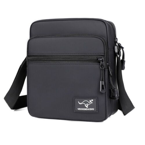 Waterproof Shoulder Bag Mini Messenger Bag Durable Crossbody Bag  Men - Picture 1 of 12
