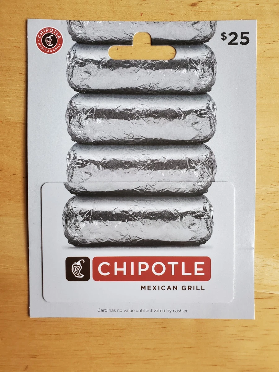 Chipotle sale gift card