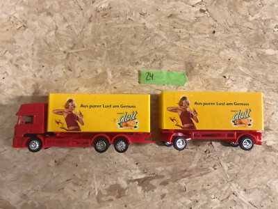 Advertising Trucks 1:87, Deit, Trailer Train, Truck, Special Model, Miniature, Rare, HTF