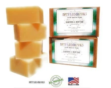 2 Pk of 4 (Baby & Kid) SIZED BARS Shampoo & Body Bar Soap 4 Oz Natural & Organic