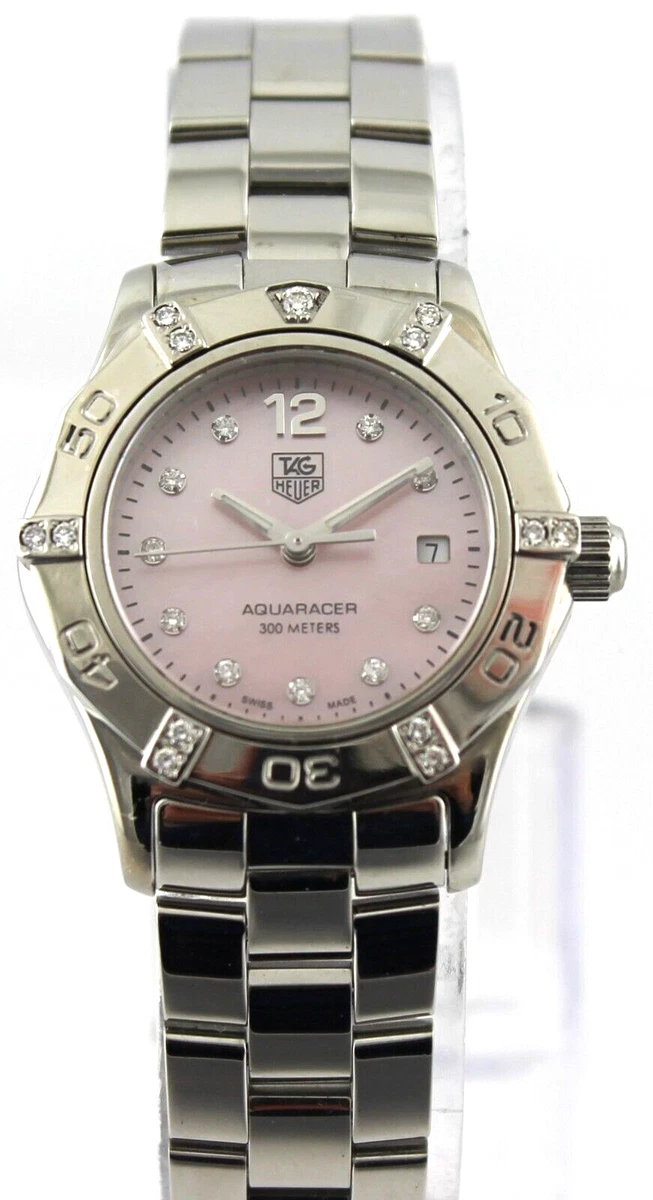 TAG HEUER AQUARACER WAF141H.BA0813 LADIES PINK MOTHER OF PEARL