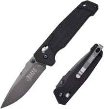 G10 Axis Lock Ball Bearing Pivot Manual Pocket Knife Tip Up Carry Clip 8Cr13MoV