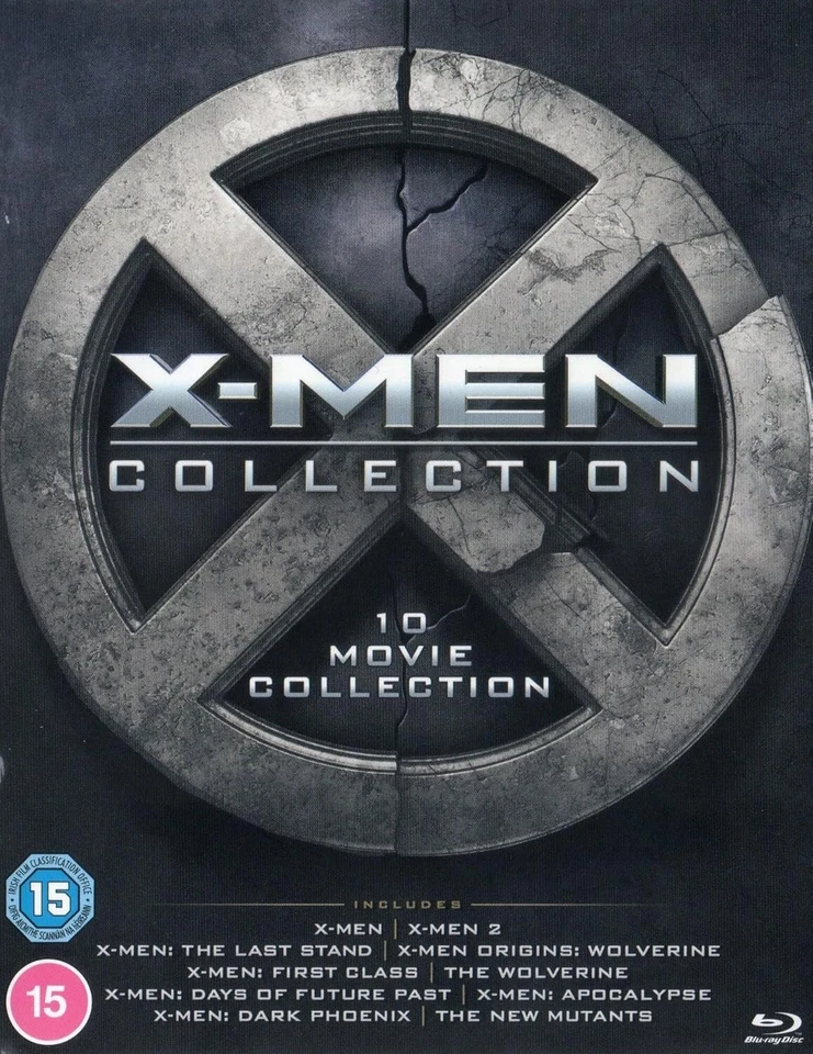 X-Men: 10 Movie Collection Blu-ray [USA Compatible] 10 Movie