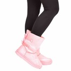 Ladies Womens Winter Fur Bow Snow Ankle Boots Walking Fashion Warm Shoes SZ 3-8