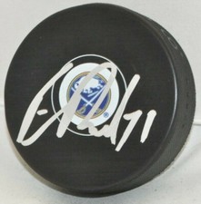 Evan Rodrigues 2015-2020 Buffalo Sabres Autographed Signed NHL Hockey Puck COA