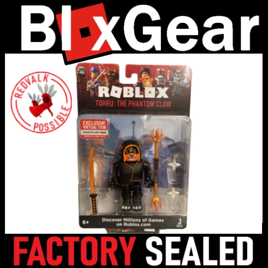 Roblox Fish Simulator Diver & Booga Fire Ant Action Figure, No Virtual Item Code