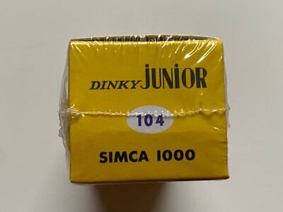 SYMPA Nice DINKY JUNIOR 1:43 DINKY JUNIOR SIMCA 1000 N° 104