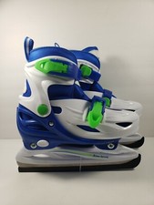 XINO Sports Ice Skates Adjustable Junior Kids Boys Girls - Size S J10-J13