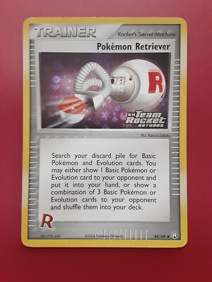 4x Pokemon TCG Pokemon Retreiver 84/109 Team Rocket Returns
