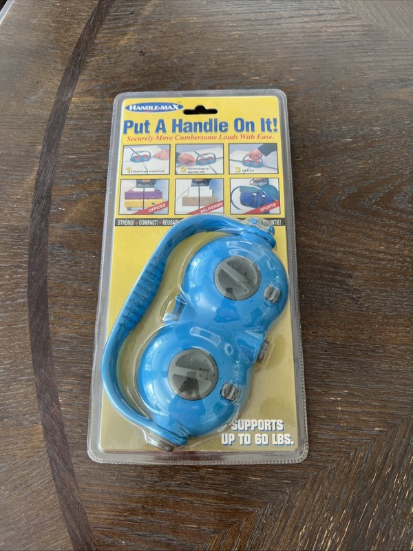 Handle-Max Put A Handle On It! Securely Move Up to 60 lb Loads With Ease w/Strap