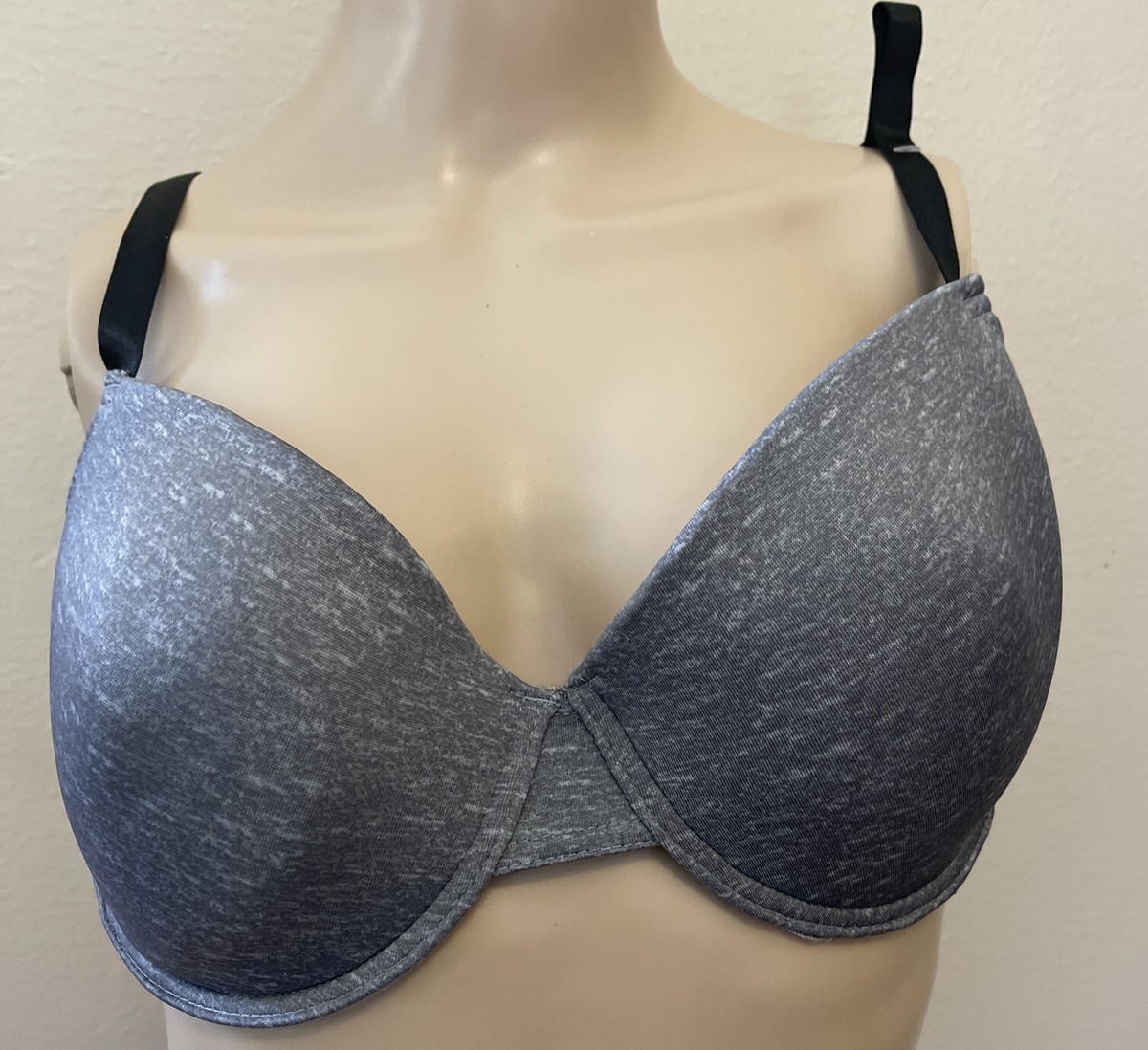 2) XOXO Push Up Bra Underwire Padded and Lace Pink And Grey Size