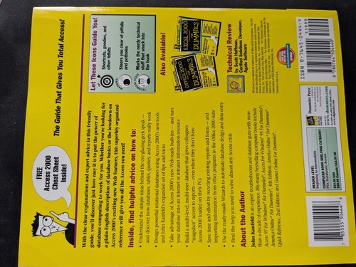 1999 Microsoft Access 2000 for Dummies - Picture 2 of 3