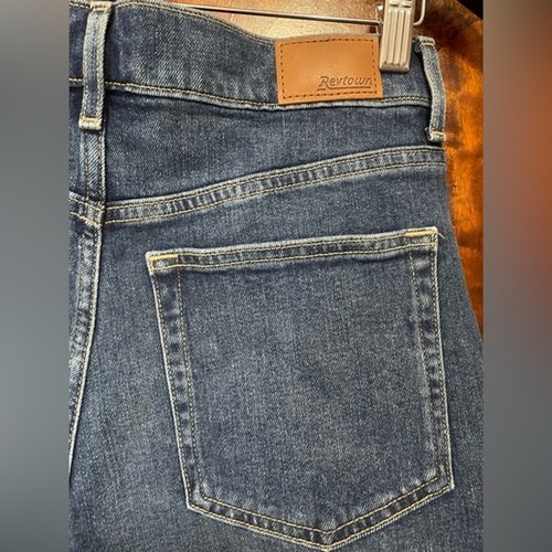 Revtown High Waist Denim Cut Off Shorts Raw Hem Size 27 Roller-skating Casual - Picture 2 of 9