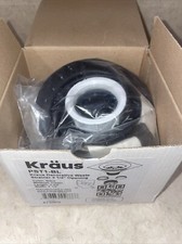 KRAUS Kitchen Sink Strainer Black Corrosion-Resistant ABS