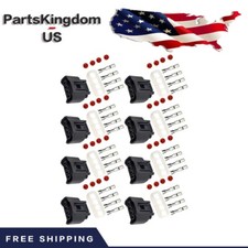 NEW 8PCS Lgnition Coil Plug Connector Kit FITS FOR Toyota Lexus Camry Yaris