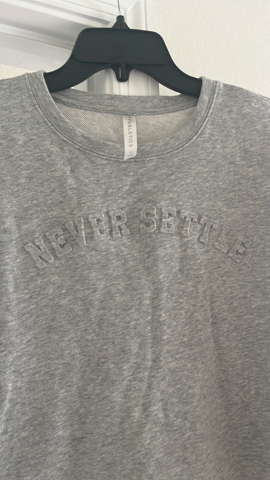 Fabletics Grey Never Settle Sweatshirt - image 3