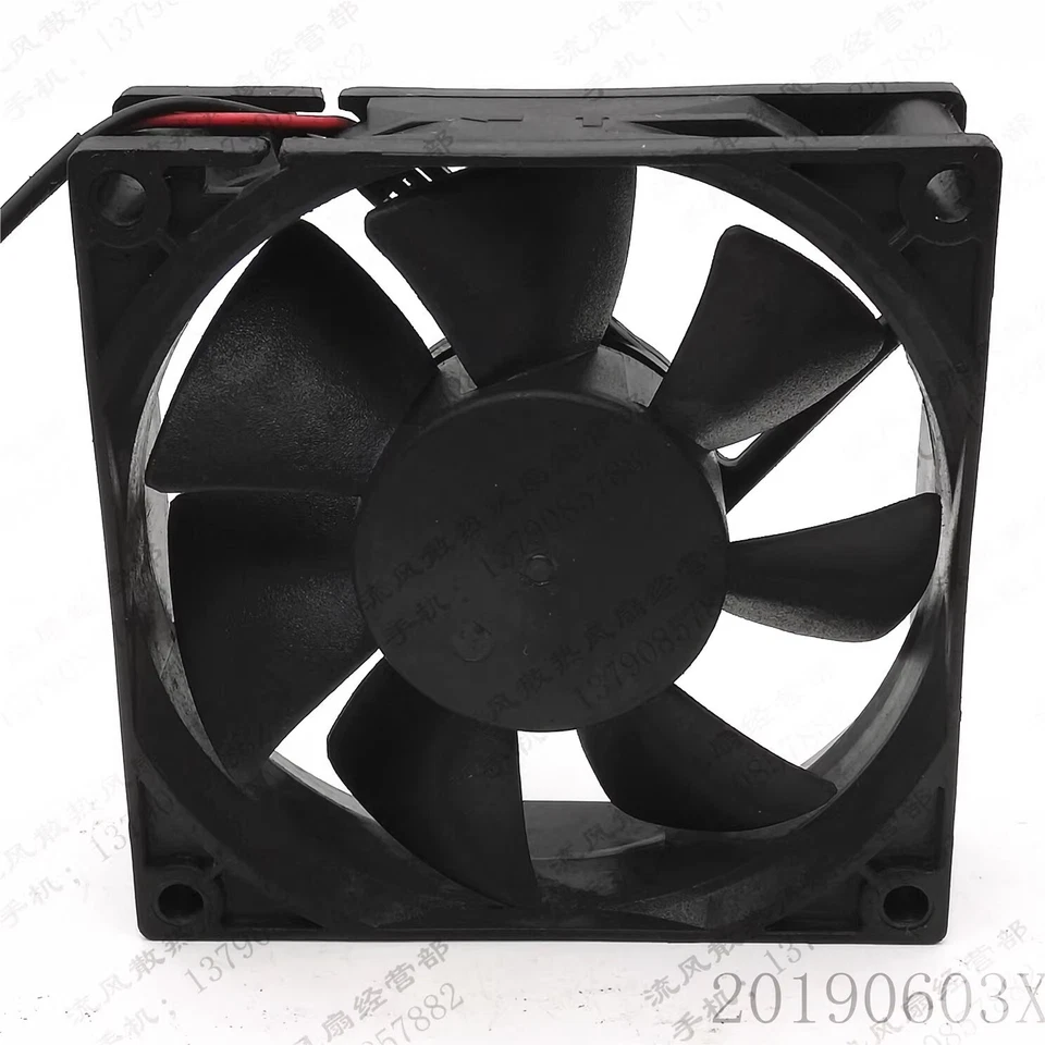 ADDA AD0824UB-A70GL 24V 0.29A 8025 8cm 2-Wire Inverter Cooling Fan - Image 2 of 2