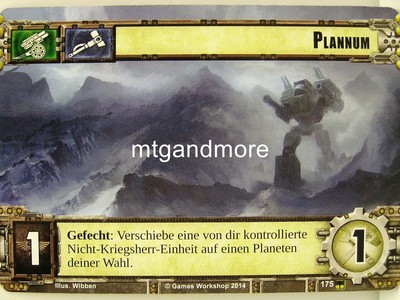 Warhammer 40000 Conquest LCG - Plannum  #175 - Base Set dt.
