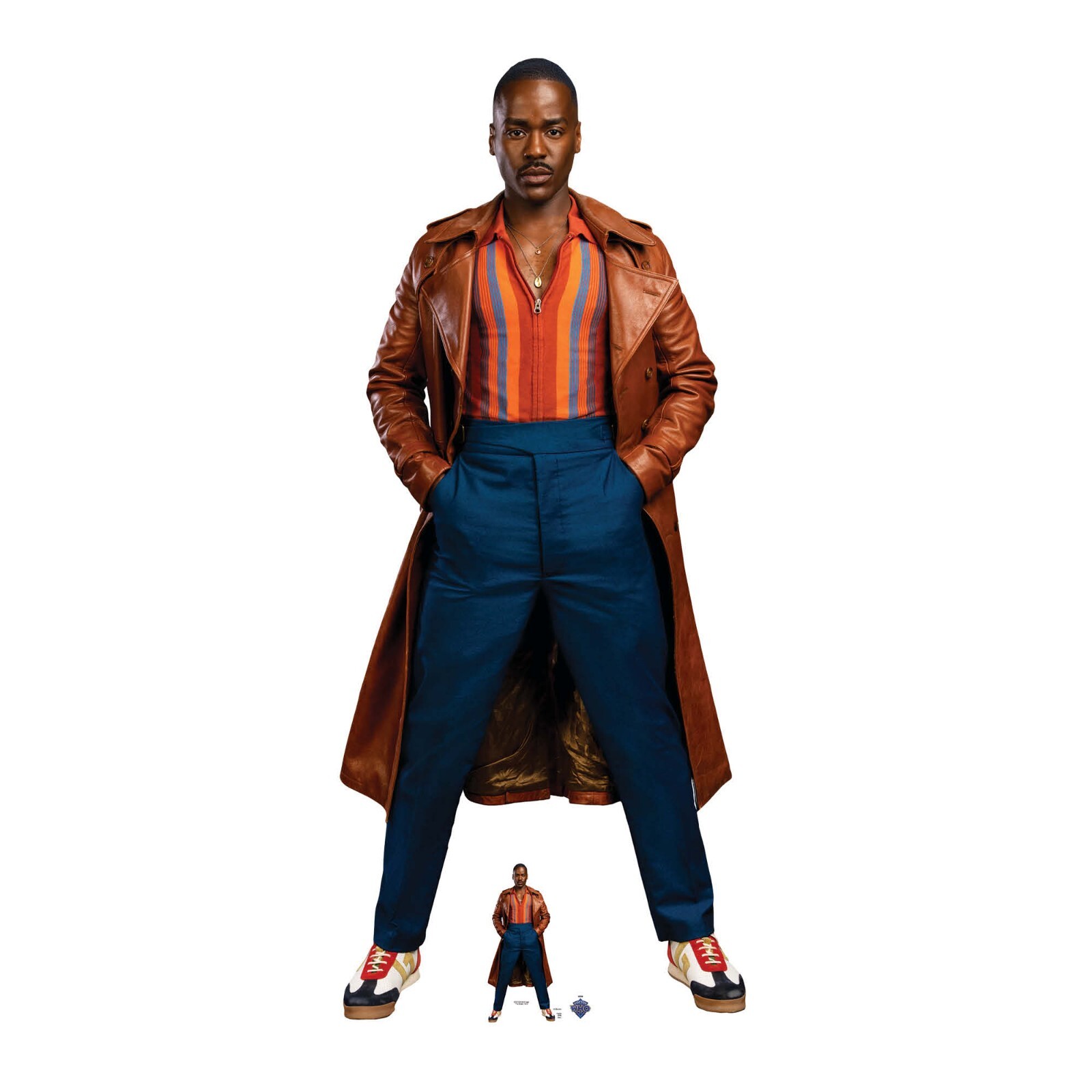 The Fifteenth Doctor Who Ncuti Gatwa Lifesize Cardboard Cutout with Free Mini