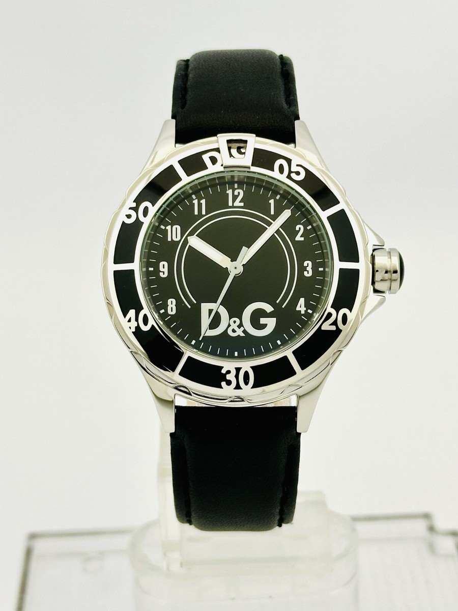 D&G Dolce & Gabbana unisex DW0509 Anchor Ceramic Rotating Bezel