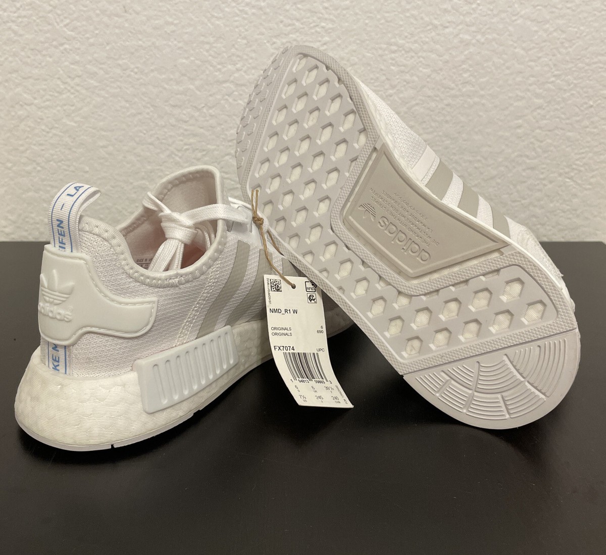 Adidas NMD R1 'White Grey Hazy Rose' FX7074 Women Sz 7.5 | eBay