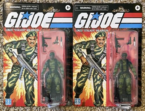 (2) G.I. Joe Retro Collection Lonzo Stalker Wilkinson 3.75 Inch Figures 2021 - Photo 1 sur 3