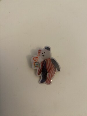 Spangle The Bear Ty McDonald s Beanie Baby Lapel Pin P5