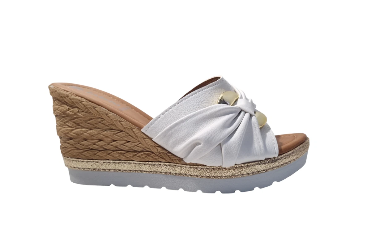 Sabot donna store con zeppa