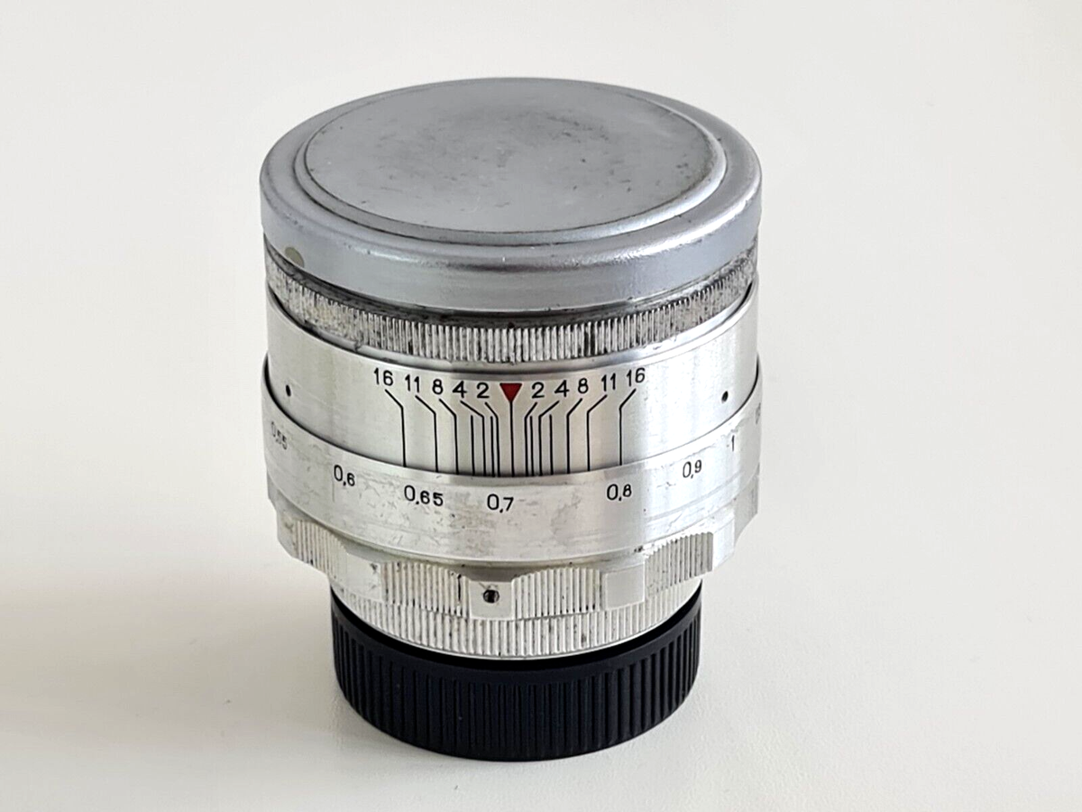 KMZ! Helios-44 Silver, 58mm F/2.0, 13 blades! M39-M42 mount, USSR