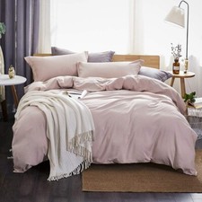 Dreaming Wapiti Duvet Cover King,Washed Microfiber Pink King Size New Bx19