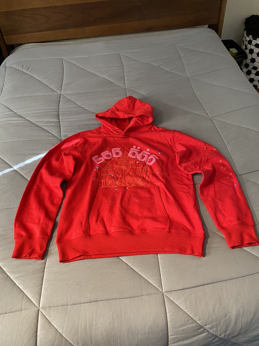Sp5der Worldwide Red Angel Number 555 (MENS LARGE) | eBay Sp5der Worldwide Red Angel Number 555 (MENS LARGE) | eBay