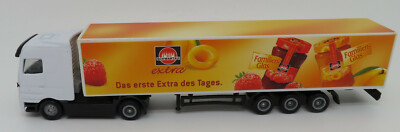 A GRELL HO 1/87 TRUCK TRUCK MB MERCEDES ACTROS JAM SCHWARZTAU EXTRA BOX