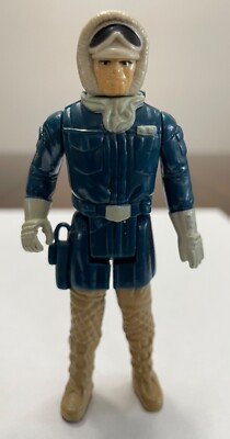 Star Wars:  3.75  Han Solo action figure in Hoth outfit  (vintage 1980)