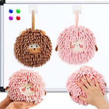 2PCS Microfiber Whiteboard Erasers 6.7 Inch Washable Dry Erase Board Cleaners