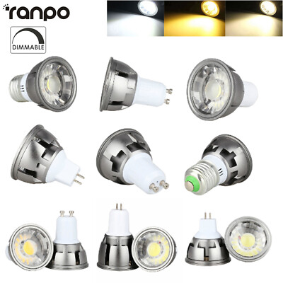 6W 9W 12W LED-Strahler 220V 240V 12 Volt GU10 Glühbirnen E27 Glühbirne 3200K