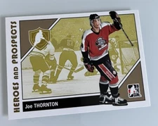 2007-08 ITG Heroes and Prospects Joe Thornton #9 Soo Greyhounds