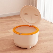Compact Cat Litter Trash Can Odor Resistant Press Design For Home Excellent