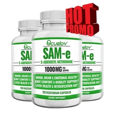 SAM-e 1000 mg 120 Capsules, Anxiety Relief,Liver And Joints