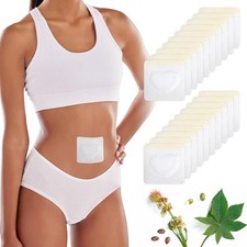 20 Pcs Castor Oil Patches Castor Oil Belly Button Patch Cover Organic Cotton Dis