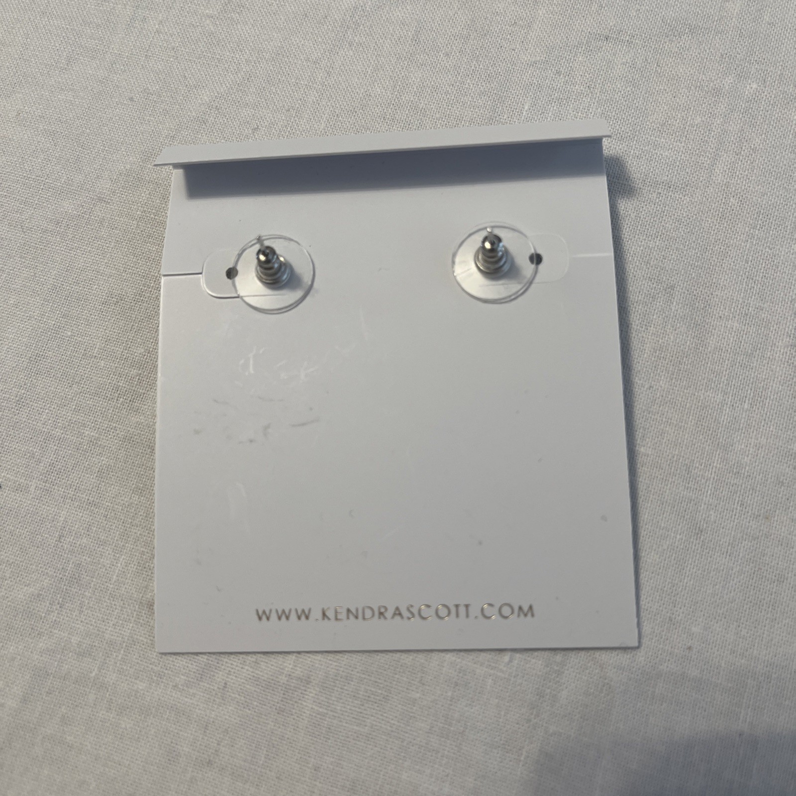 Kendra Scott Silver Pink Rectangle Post Earrings.… - image 2